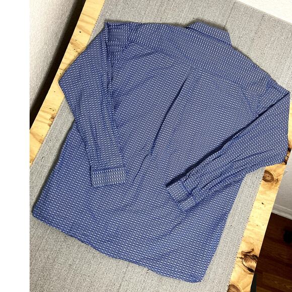 Cinch White Label Western Shirt Men's XXL Blue Gingham Check Rodeo Logo - Picture 9 of 13